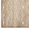 Kennocha Rustic Vintage Abstract Waves 5x8 Area Rug / R-1097-58