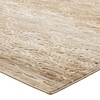 Kennocha Rustic Vintage Abstract Waves 5x8 Area Rug / R-1097-58