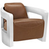 Trip Leather Lounge Chair / EEI-2070