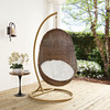 Bean Outdoor Patio Wood Swing Chair With Stand / EEI-2277