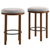 Fable Boucle Fabric Counter Stools - Set of 2 / EEI-6818