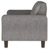 Deerhurst Upholstered Tufted Track Arm Loveseat Charcoal / CS-509642