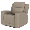Brentwood Upholstered Recliner Chair Taupe / CS-610283