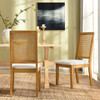 Arlo Faux Rattan and Wood Dining Side Chairs - Set of 2 / EEI-6803