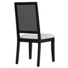 Arlo Faux Rattan and Wood Dining Side Chairs - Set of 2 / EEI-6803