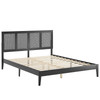 Sirocco Rattan and Wood King Platform Bed / MOD-7155