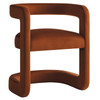 Winslow Performance Velvet Barrel Accent Chair / EEI-6778