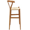 Amish Wood Bar Stool / EEI-1079