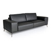 Lamod Italia Soho - Italian Grey Nirvana Fume Leather Sofa / VGCCSOHO-SF-GREY-S