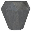 Jacinto Octagonal Solid Mango Wood Side Table Grey / CS-931159