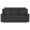 Brentwood Upholstered Motion Reclining Sofa Dark Charcoal / CS-610284