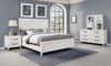 Marielle 4-piece Eastern King Bedroom Set Distressed White  / CS-224841KE-S4