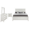 Marielle 4-piece Eastern King Bedroom Set Distressed White  / CS-224841KE-S4