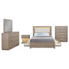 Kenora 5-piece Eastern King Bedroom Set Barley Brown / CS-224850KE-S5