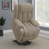 Houston Upholstered Power Lift Recliner Chair Camel / CS-602274P