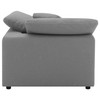 Raleigh Boucle Upholstered Corner Chair Grey / CS-551755