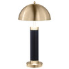 Conroe 28-inch Dome Shade Pillar Table Lamp Black (Set of 2) / CS-920229