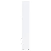Hawthorne 4-shelf Glass Door Tall Cabinet with Drawers White / CS-953477