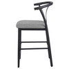 Dolman Counter Height Dining Side Chair Grey (Set of 2) / CS-105549