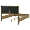 Granada Upholstered California King Panel Bed Natural Pine / CS-224921KW