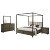 Gran Park 4-piece Queen Bedroom Set Dark Cocoa / CS-224931Q-S4