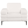 Jessel 3-piece Chenille Upholstered Sofa Set Ivory / CS-508801-S3