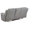 Gilson 2-piece Chenille Upholstered Reclining Sofa Set Grey / CS-602551-S2
