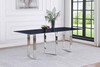 Desden 79-inch Rectangular Sintered Stone Dining Table Grey / CS-109361