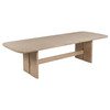 Kailani 110-inch Rectangular Wood Dining Table Beige Oak / CS-109381