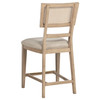 Kailani Rattan Cane Counter Side Chair Beige Oak (Set of 2) / CS-109389