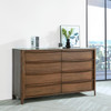 Maderia 8-drawer Dresser Cabinet Walnut / CS-223323