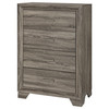 Wright 4-drawer Chest of Drawers Brown Oak / CS-223345