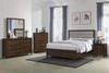Welsley 2-drawer Nightstand Bedside Table Walnut / CS-223442