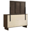 Glenwood 6-drawer Dresser and Mirror Warm Brown / CS-225013M