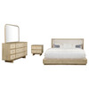 Kailani 4-piece Queen Bedroom Set Beige Oak / CS-225041Q-S4