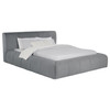 Wilshire Upholstered California King Platform Bed Grey / CS-315981KW
