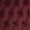 Devon 57-inch Upholstered California King Headboard Wine Red / CS-360341KWB1