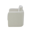 Modrest Hermosa - Modern White Fabric Dining Chair / VGKK-KF.Y2220-WHT