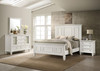 Sandy Beach 4-piece California King Bedroom Set Cream White / CS-201301KWN-S4