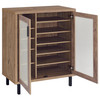 Teller 2-door Shoe Storage Cabinet Natural Oak / CS-950421