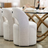 Modrest Gordon - Modern Cream Fabric Swivel Dining Chair / VGKK-KF-Y2176-CRM