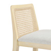 Monarch Wood and Rattan Bar Stool / EEI-6846