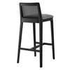 Monarch Wood and Rattan Bar Stool / EEI-6846