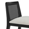 Monarch Wood and Rattan Bar Stool / EEI-6846