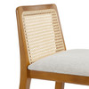 Monarch Wood and Rattan Bar Stool / EEI-6846