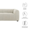 Liana Upholstered Fabric Sofa / EEI-6866