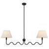 Wave Squiggle 2-Arm Pendant Light / EEI-6874