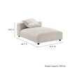 Solace Modular Upholstered Fabric Armless Chaise Lounge / EEI-6887