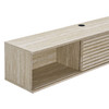 Render 70" Faux Travertine Wall-Mount Media Console TV Stand / EEI-6965