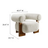 Jace Boucle Accent Chair / EEI-6996